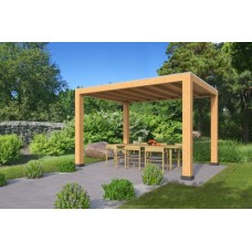 DHZ overkapping Renesse Red Class Wood 400x313 cm